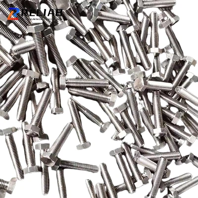 پیچ و مهره آلیاژ تیتانیوم سر شش ضلعی DIN933